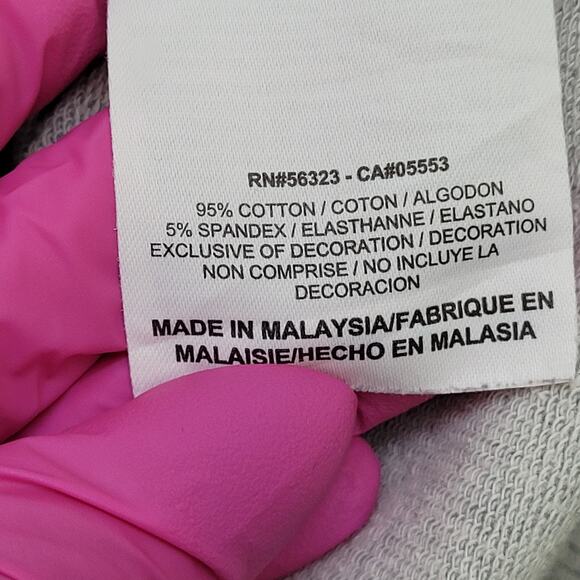 NIKE Track Jacket Womens M/L 18x24 Gray Script Logo - Picture 7 of 15